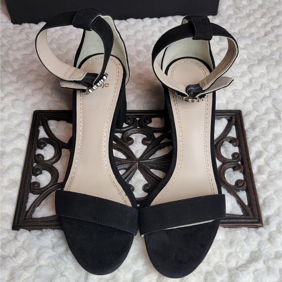 NIB Maje Faria Pumps in Black Suede, Sz 37 / US 6-6.5 - Picture 2 of 13